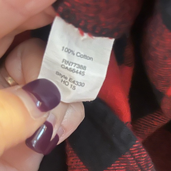Madewell Buffalo check flannel shirt, women’s M - Picture 6 of 7